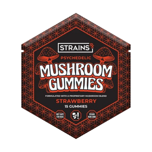 STRAINS RX Mushroom Gummies Strawberry